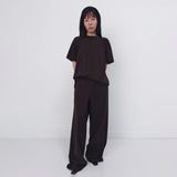 Birrot LAY2 DRAWSTRING TROUSER, Cocoa Brown