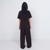 Birrot LAY2 DRAWSTRING TROUSER, Cocoa Brown