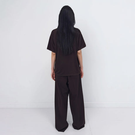 Birrot LAY2 DRAWSTRING TROUSER, Cocoa Brown