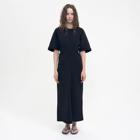 Birrot LAY2 HALF-SLEEVE DRESS, Black