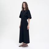 Birrot LAY2 HALF-SLEEVE DRESS, Black