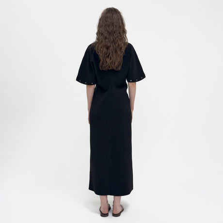 Birrot LAY2 HALF-SLEEVE DRESS, Black