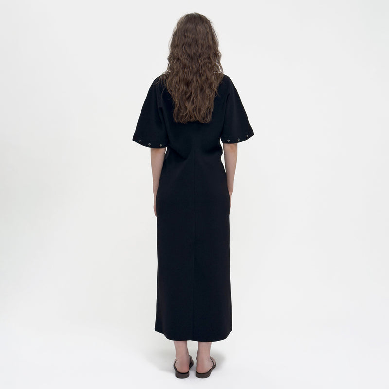 Birrot LAY2 HALF-SLEEVE DRESS, Black