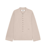 Birrot LAY2 RIB-COLLARED SHIRT, Sand