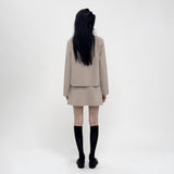 Birrot LAY2 ROUNDNECK JACKET, Sand