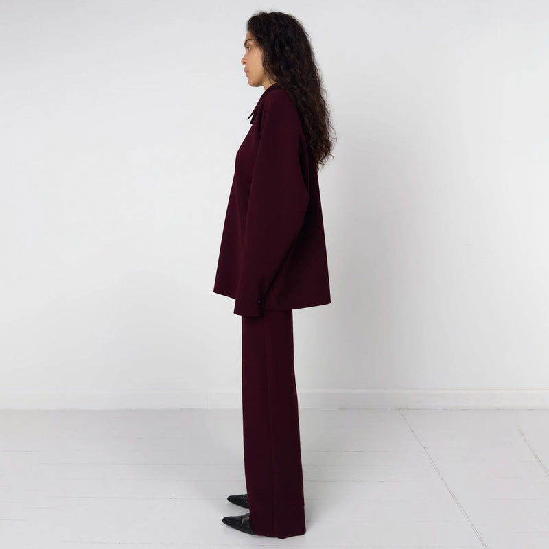 Birrot LAY2 STRAIGHT TROUSER, Maroon