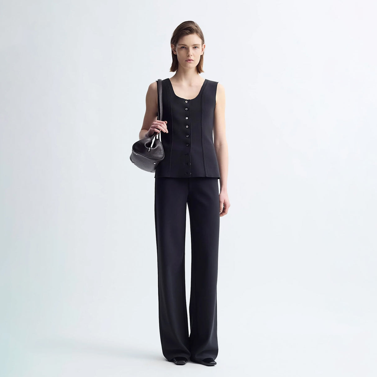 Birrot LAY2 STRAIGHT TROUSER, Anthracite