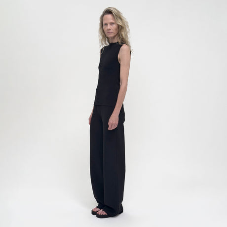 Birrot LAY2 DRAPE TOP, Black