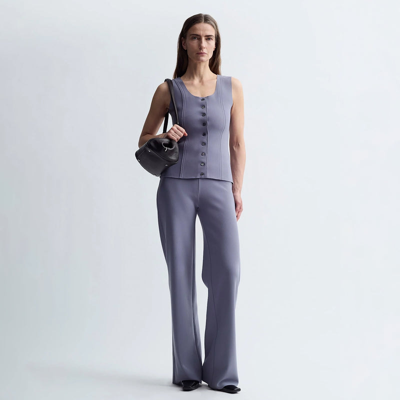 Birrot LAY2 STRAIGHT TROUSER, Lilac Grey