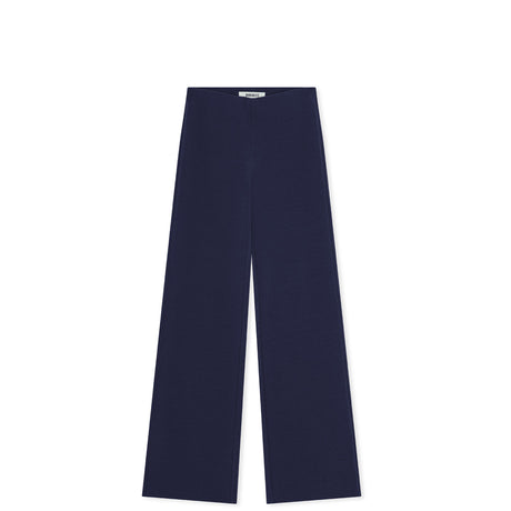 Navy blue pants on a white background