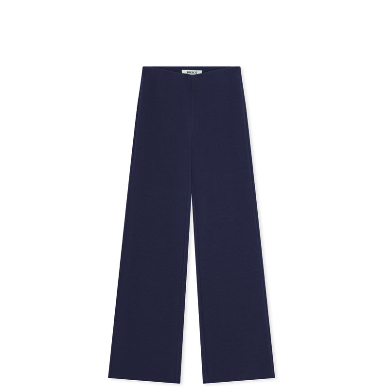 Navy blue pants on a white background