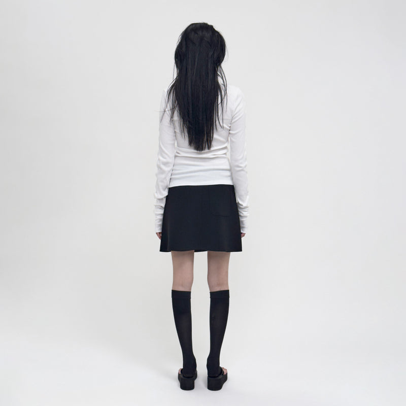 Birrot LAY3 A MINI SKIRT, Black