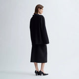 Birrot LAY3 FRONT SLIT H SKIRT, Anthracite