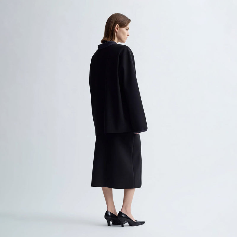 Birrot LAY3 FRONT SLIT H SKIRT, Anthracite