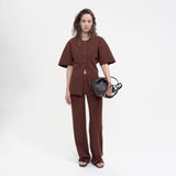 Birrot LAY2 STRAIGHT TROUSER, Brick