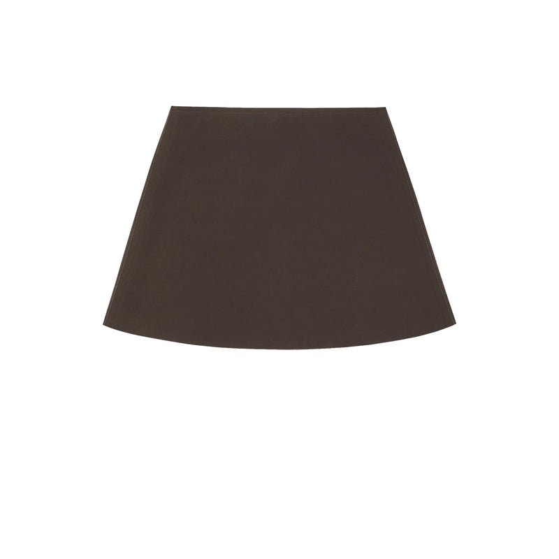 Birrot LAY3 MINI SKIRT, Cocoa Brown