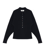 Birrot LAY3 POINT COLLAR CARDIGAN, Ink