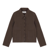 Birrot LAY3 POINT COLLAR JACKET, Cocoa Brown
