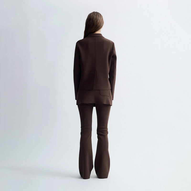 Birrot LAY3 POINT COLLAR JACKET, Cocoa Brown