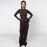 Birrot LINE TOP, Brown