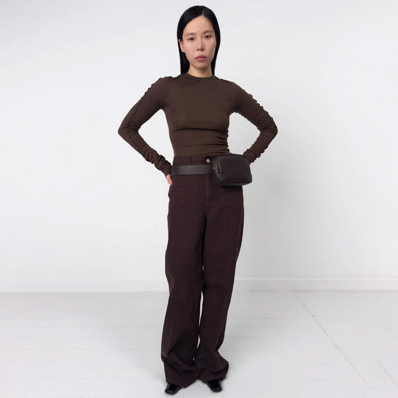 Birrot LINE TOP, Brown