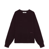 Birrot MERINO KNIT JUMPER, Dark Maroon