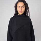 Birrot MERINO KNIT SCARF, Charcoal