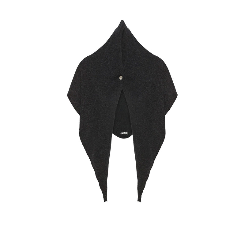 Birrot MERINO KNIT SCARF, Charcoal