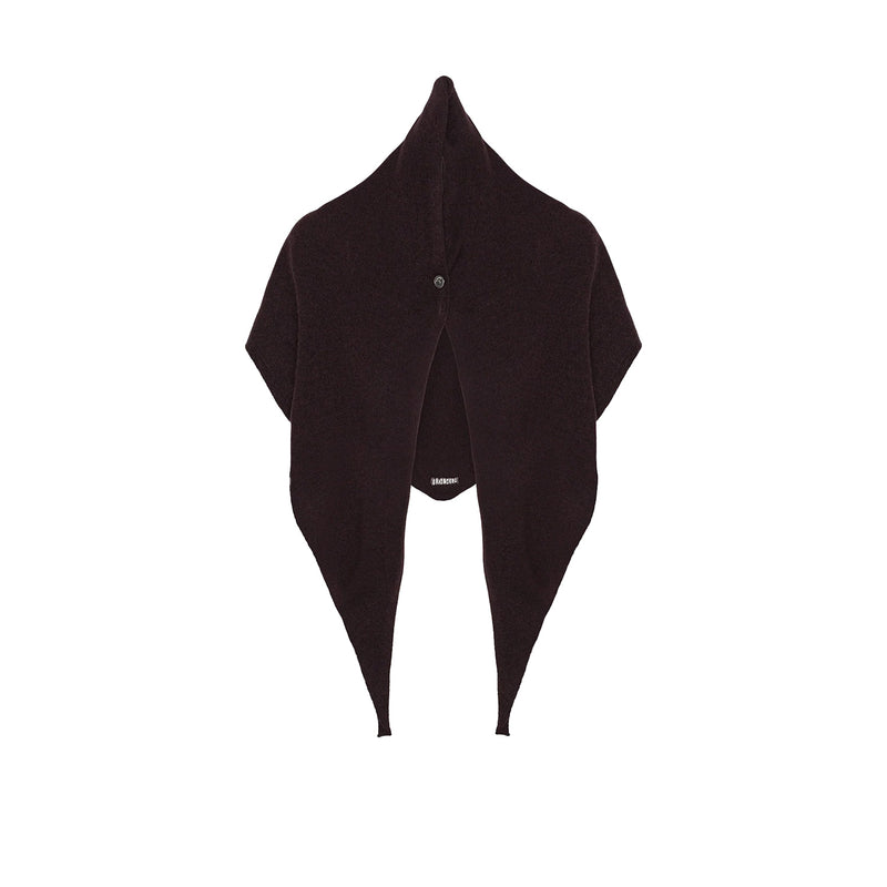 Birrot MERINO KNIT SCARF, Dark Maroon