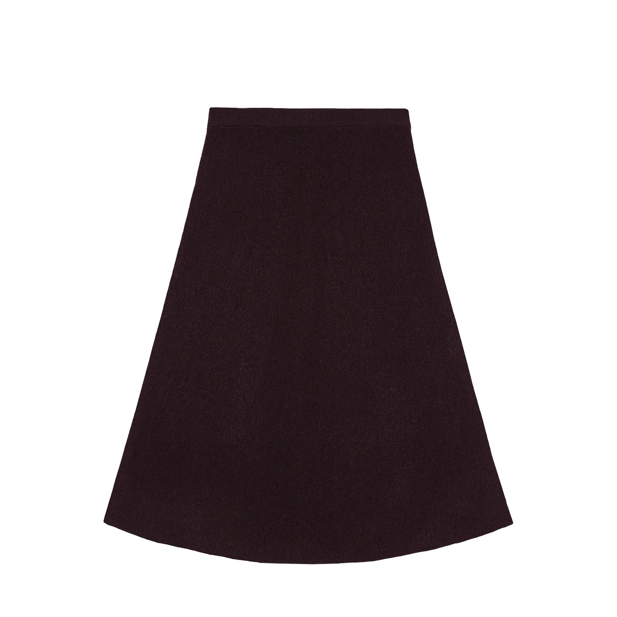 Birrot MERINO KNIT SKIRT, Dark Maroon