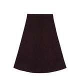Birrot MERINO KNIT SKIRT, Dark Maroon