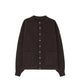 Birrot MERINO ROUND CARDIGAN, Brown