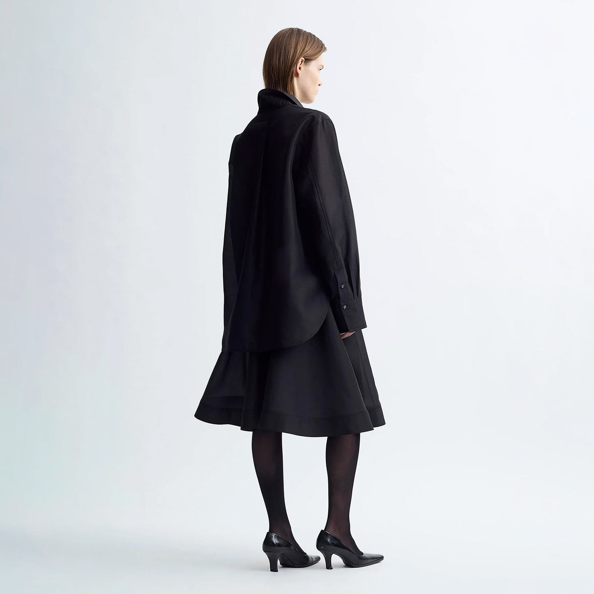 Birrot SOONJI POINT COLLAR SHIRT, Black
