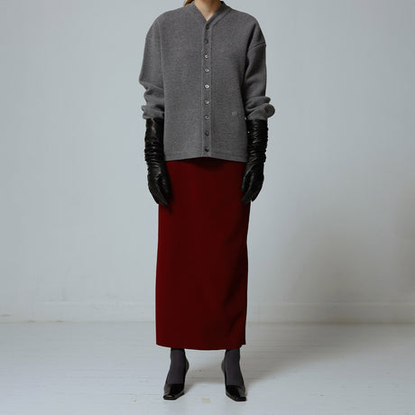 Birrot V KNIT CARDIGAN, Cloud Grey - Image 2