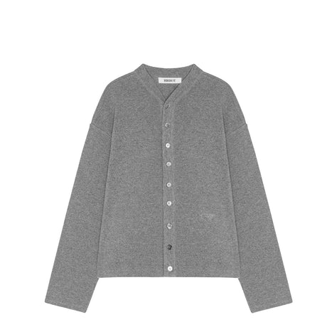 Birrot V KNIT CARDIGAN, Cloud Grey - Image 1