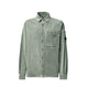 C.P. Company CORD LS BUTTON LENS SHIRT, Castor Gray