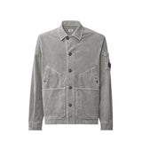 C.P. Company CORDUROY BUTTON LENS BLAZER, Flint Grey