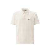 C.P. Company STRETCH PIQUET SS POLO, Gauze White