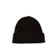 câbleami CASHMERE RIB WATCH HAT, Brown