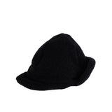 câbleami RECYCLE WOOL FLIGHT CAP, Black