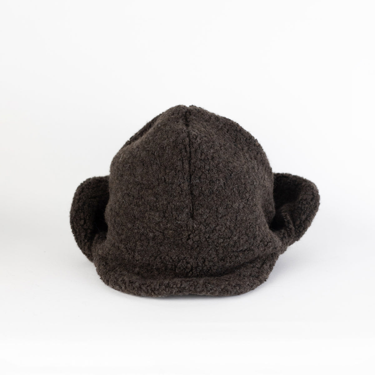 câbleami RECYCLE WOOL FLIGHT CAP, Brown