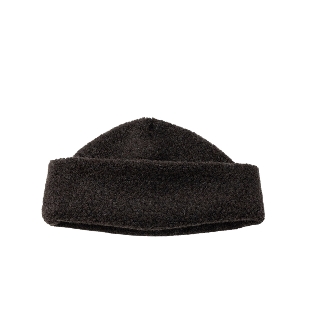 câbleami RECYCLE WOOL WATCH CAP, Brown