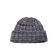 câbleami SPACE DYE YARN RIB CAP, Grey