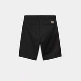 Carhartt WIP MASTER SHORT, Black Rinsed