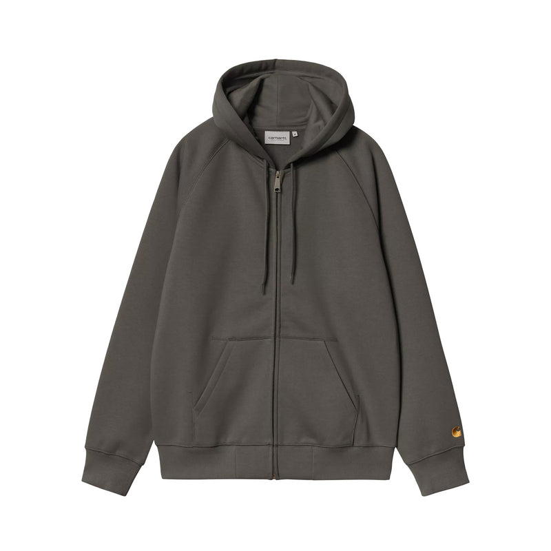 Carhartt WIP HOODED CHASE JACKET, Shungite/Gold