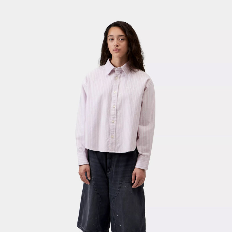 Carhartt WIP W' L/S KANAN SHIRT, Kanan Stripe/Hotensia
