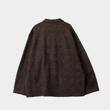 CDG HOMME GLEN CHECK JACKET BROWN