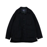 CDG Homme BONDED WOOL JACKET, Black