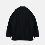 CDG Homme BONDED WOOL JACKET, Black