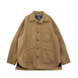CDG Homme BONDED WOOL JACKET, Camel Brown